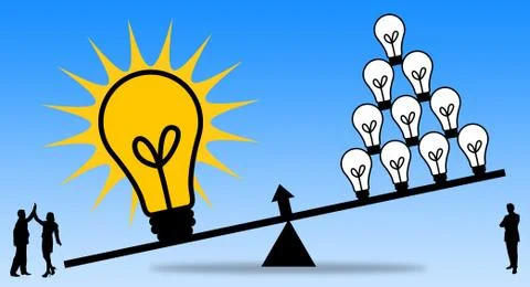 Great idea Illustrazione stock