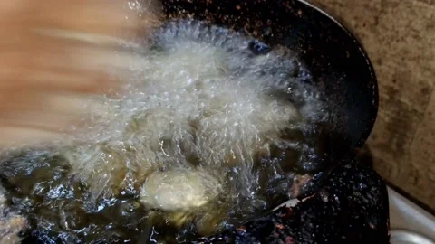Great Indian Kitchen - Making of Urad Dal Vada - 4K video HD video Stock Footage 220762403