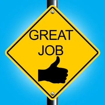 Great Job Stock Illustration