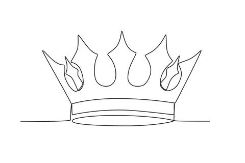 A great king's crown Stock Illustration