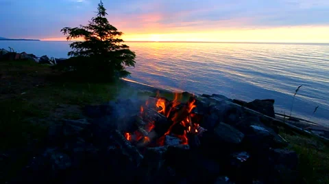 Great Lakes Beach Landscape 動画素材 59782250