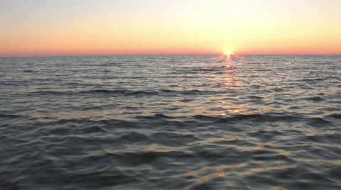 Great Lakes Sunset 스톡 동영상 153579