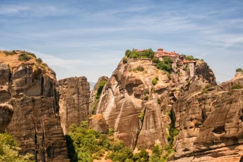 Great Meteoron (Transfiguration) Monastery Stock Photos
