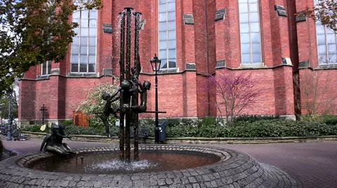 Great monument in Germany Rhede Stock Footage 62970580