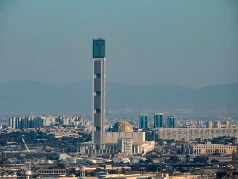 Great mosque of Algiers Stock Photos