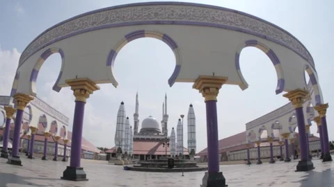 Great mosque central java Stock Footage 243960155