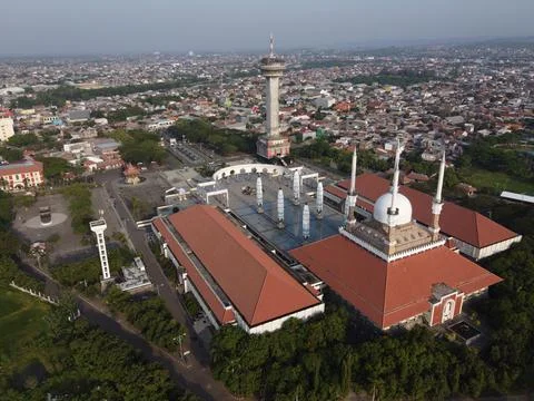 Great Mosque of Central Java Stock Photos