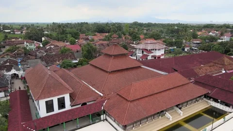 Great Mosque Drone Video 스톡 동영상 148302519