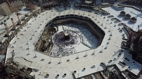 Great Mosque of Mecca 2 Stock Footage 86185307