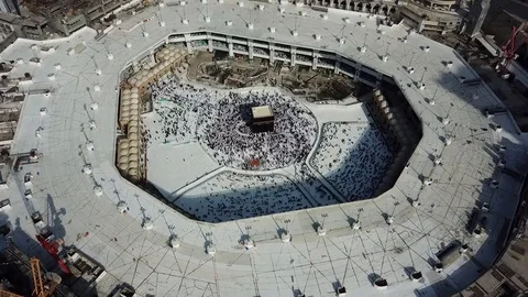 Great Mosque of Mecca 3 Stock Footage 86185320