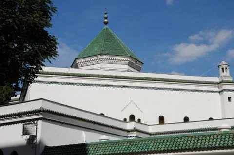 Great Mosque of Paris Stock Photos