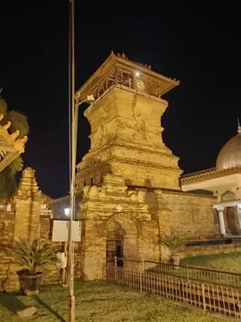 The Great Mosque Tower In Java Stock Photos