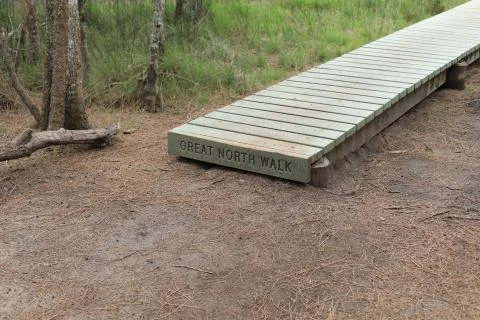 The Great North Walk Path Foto stock