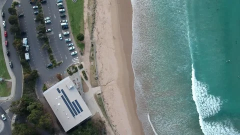 Great Ocean Road Australia Victoria Scenic Highway Drone Footage Stock Footage 225462853