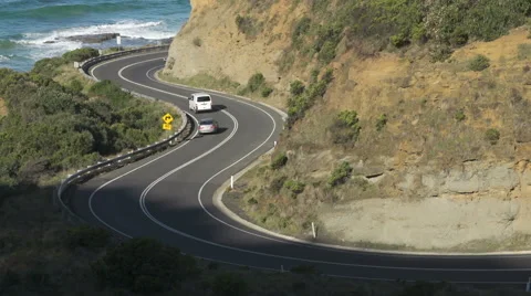 Great Ocean Road HD Video stock 44618835