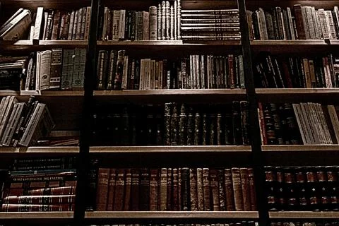 Great old library Stock-Fotos
