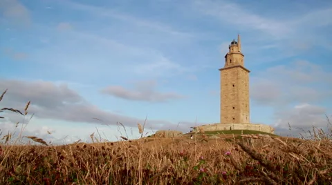 Great oldest lighthouse Video stock 56909975