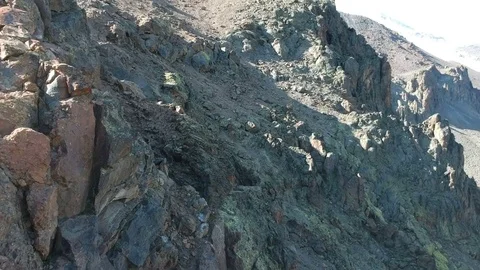Great panorama on High Mountains Stock Footage 83712983