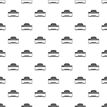 Great printer pattern seamless Stock Illustration