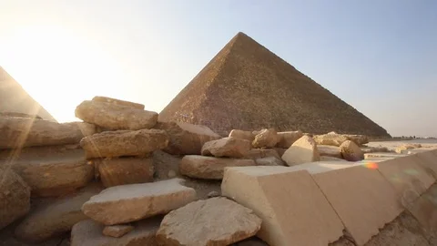 Great pyramid of Giza Stock Footage 96385706