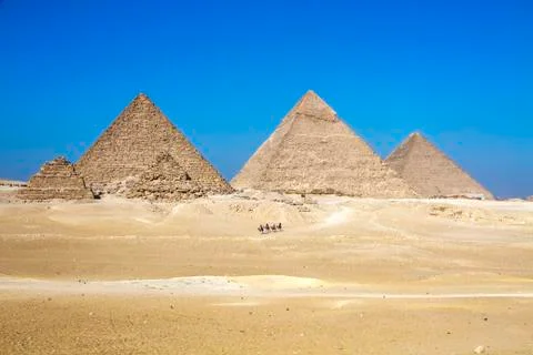 Great Pyramid of Giza, UNESCO World Heritage site, Cairo, Egypt. Stock Photos