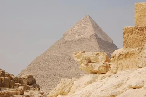 Great Pyramids of Egypt Stock Photos