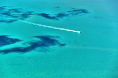 The great reef from the high Foto stock