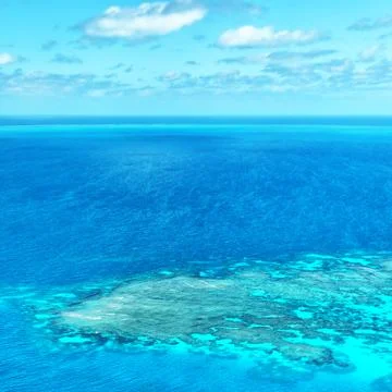 The great reef from the high Stock Photos