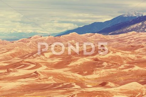 Great Sand Dunes Stock Photos