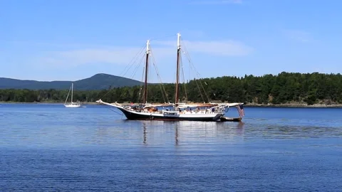 Great Schooner Race Stock Footage 172538048