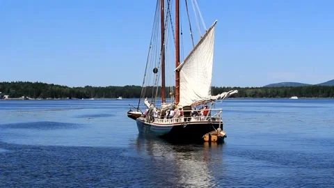 Great Schooner Race Stock Footage 172538076