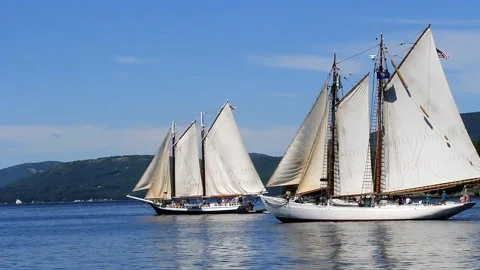 Great Schooner Race Stock Footage 172538244
