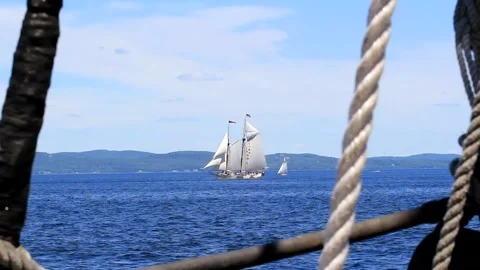 Great Schooner Race Stock Footage 172538410
