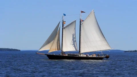 Great Schooner Race Stock Footage 172538468