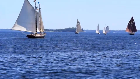 Great Schooner Race Stock Footage 172538568