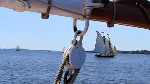 Great Schooner Race Stock Footage 172538570