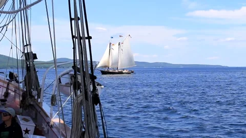 Great Schooner Race Stock Footage 172538571