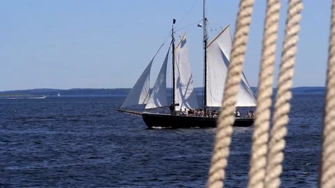 Great Schooner Race Stock Footage 172538596