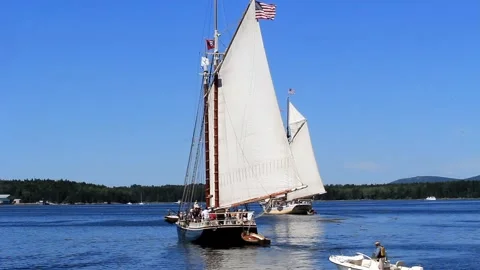 Great Schooner Race Stock Footage 172538620