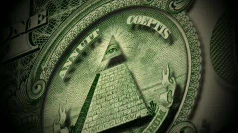 Great Seal on Dollar v2 Video stock 11136484