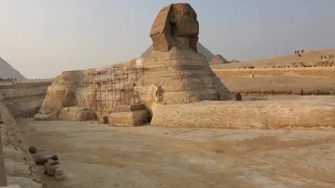The Great Sphinx of Giza Egypt Video stock 272168980