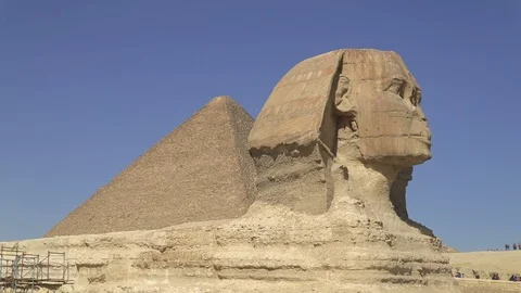 The Great Sphinx of Giza Stock Footage 125538232