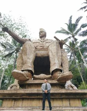The great statue of Soekarno Stock Photos