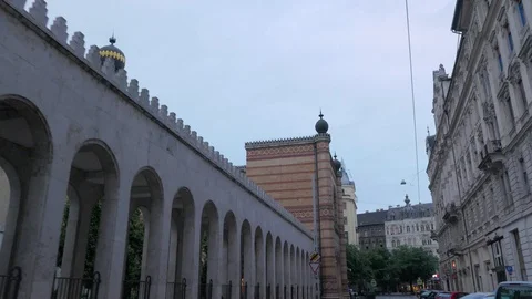 Great Synagogue, Budapest Stock Footage 90731922