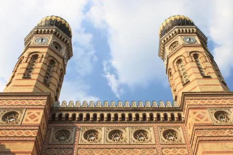 The Great Synagogue of Budapest Stock Photos