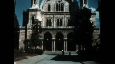 Great Synagogue of Florence 1966 Stock Footage 146051797