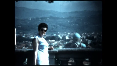 Great Synagogue of Florence 1971 Video stock 114621978