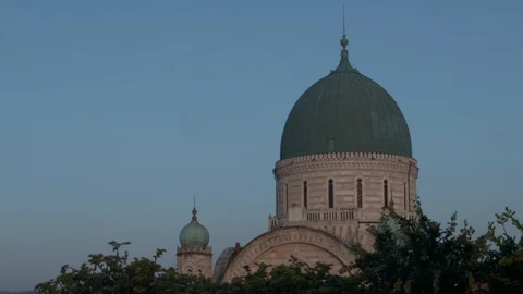 Great Synagogue Of Florence  day time Stock-Footage 128107683