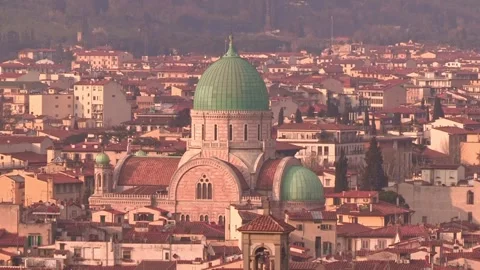 The Great Synagogue of Florence Stock Footage 161019398