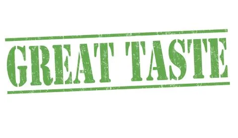 Great taste stamp Stock Illustration